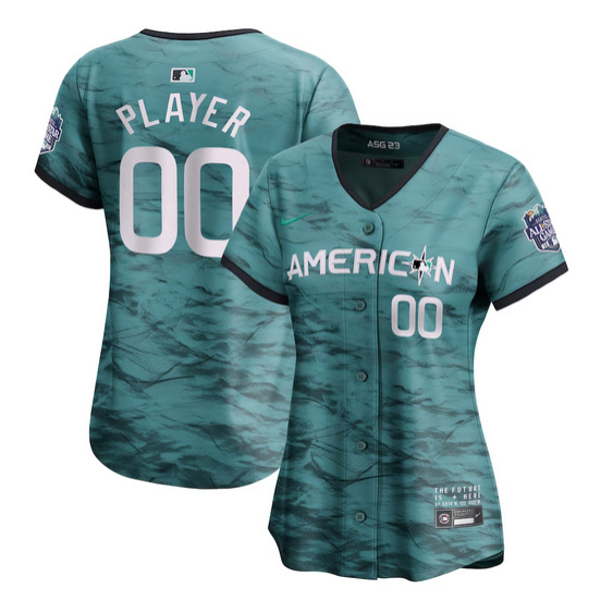 Women%27s American League Nike Teal 2023 MLB All-Star Game Pick-A-Player Limited Jersey->customized mlb jersey->Custom Jersey